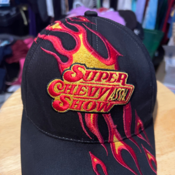 Lonestar Black Cap with Flame Graphics - Picture 1 of 7